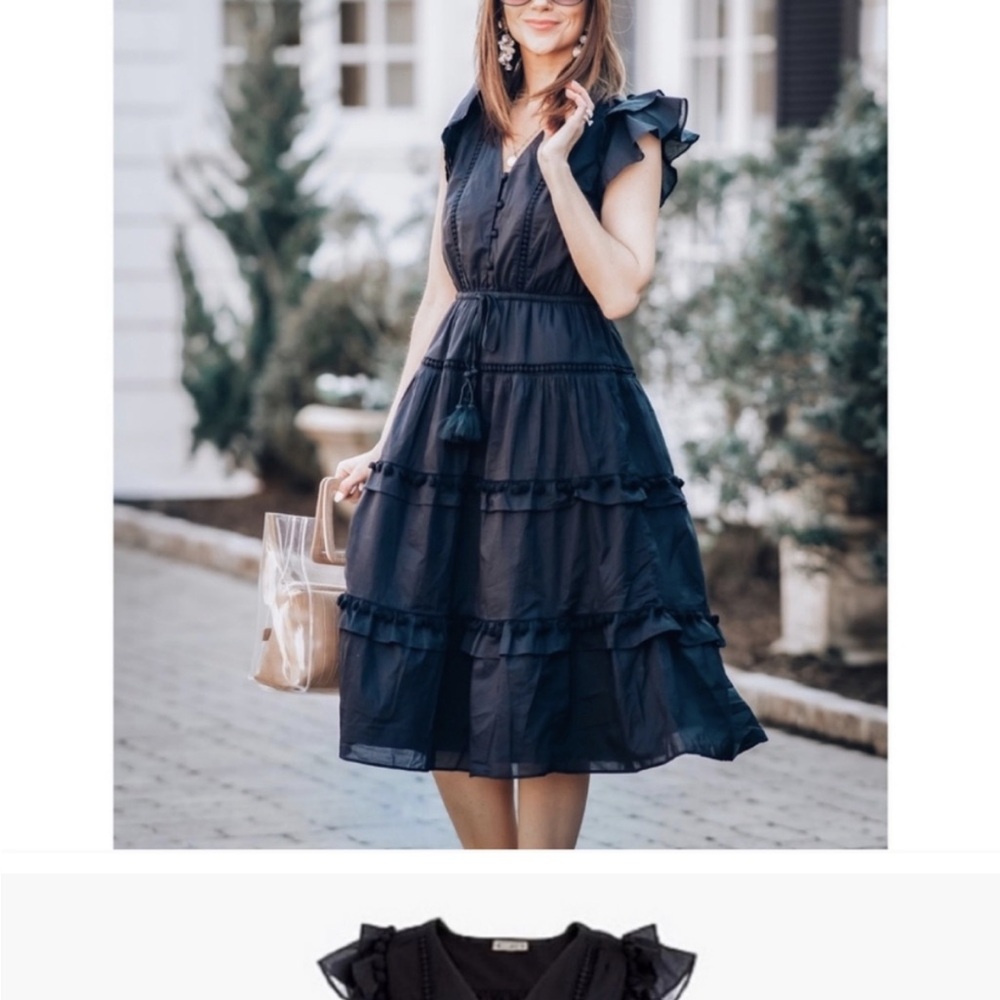 J.Crew tiered Pom Pom Dress never worn